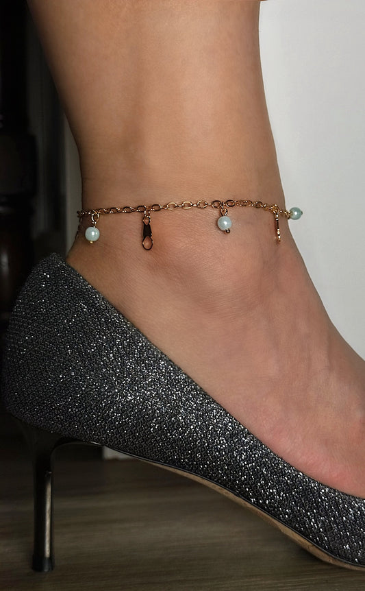 Aqua Charm Anklet