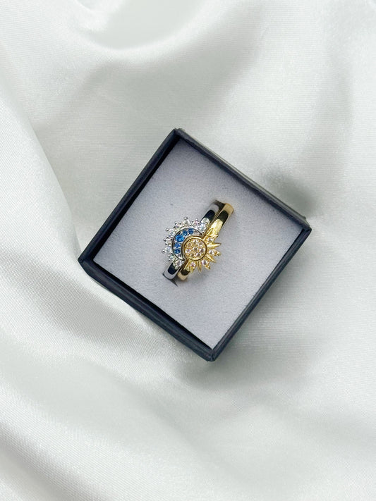 Celestial Sun & Moon Ring
